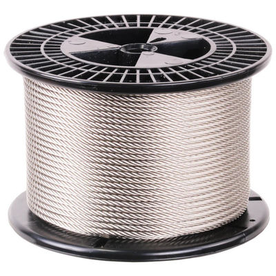 ভালো দাম 7*7 Galvanized 1 4 Steel Cable Non Alloy 1000m/Roll 1770Mpa Anti Corrosion অনলাইন