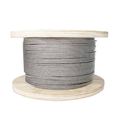 ভালো দাম 150fts Standard AiSi 7x7 Steel Wire Cable SS 7*7 Stainless Steel Wire Rope Industrial অনলাইন