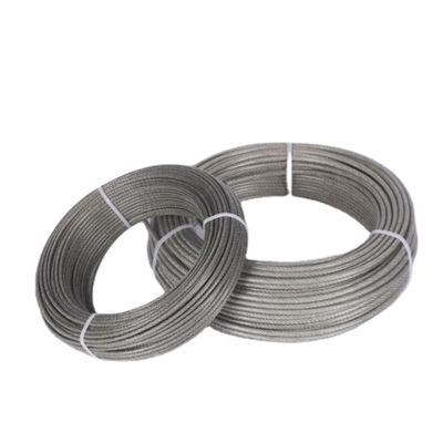ভালো দাম 100ft Coils Steel Wire Rope 7*19 3/32