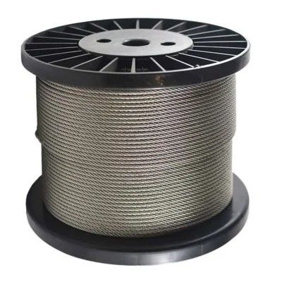En12385-5 6x19+ FC / 8x19S+FC IWRC Steel Wire Rope 8~16mm For Lift ELEVATOR Hoisting Cable Galvanized Steel Wire Rope
