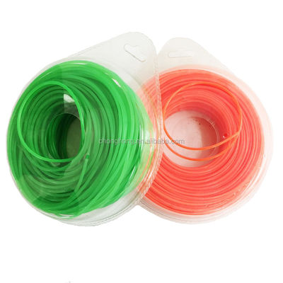 ভালো দাম বিভিন্ন রং-এর ৩.০মিমি বর্গাকার / গোলাকার / ষড়ভুজ / তারকা নাইলন ট্রিমার লাইন, ১০০% নাইলন উপাদান অনলাইন