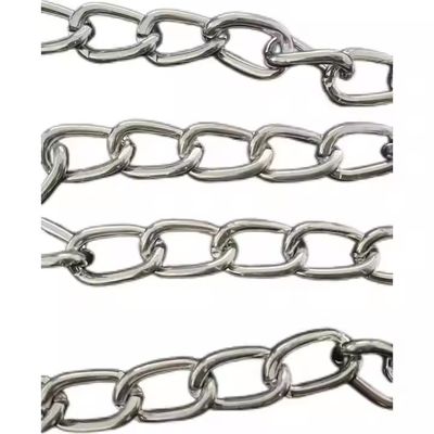ভালো দাম Wholesale Animal Twisted Galvanized Chains Pet Dog Chain Short Link Chain For Pets অনলাইন