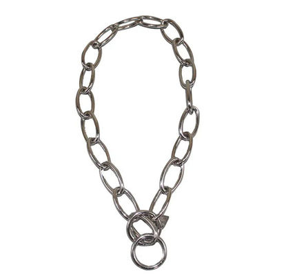 ভালো দাম Wholesale 304 Stainless Steel Pet Dog Training P Chain Necklace Dog Collar অনলাইন