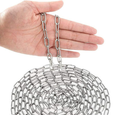 ভালো দাম 304 Stainless Steel Chain Metal Chain Link Chain Small Light Duty Chain Utility Chain অনলাইন