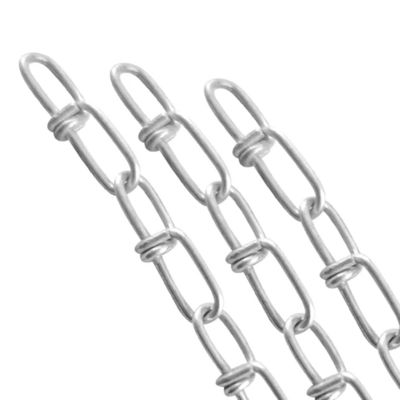ভালো দাম Galvanized DIN5685 Short Double Loop Link Chain Weldless Knotted Chain অনলাইন