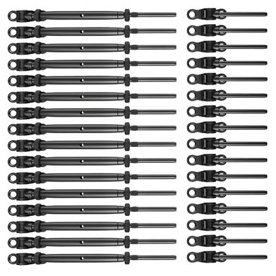 ভালো দাম ভারী শুল্ক কালো তারের রেলিং কিট, সামঞ্জস্যযোগ্য থ্রেড এবং সামুদ্রিক ও নির্মাণের জন্য অ্যাঙ্গেল বেস সহ অনলাইন