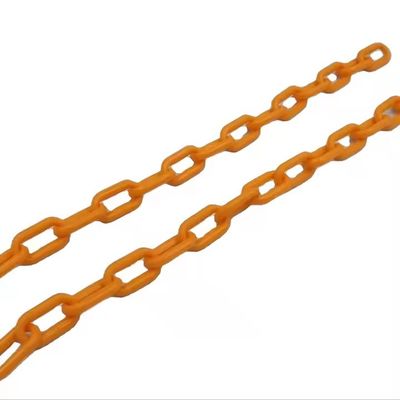 ভালো দাম 6মিমি রঙিন প্লাস্টিকের শিকল, 25 মিটার প্যাকেজিং এবং সড়ক নিরাপত্তা জন্য প্রতি মিটারে 60 গ্রাম অনলাইন