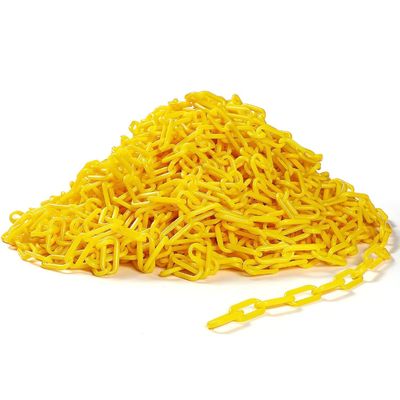 ভালো দাম রাস্তার নিরাপত্তা ব্যারিয়ারের জন্য কাস্টমাইজযোগ্য আকারের সাথে 200Ft PE উপাদান প্লাস্টিক চেইন অনলাইন