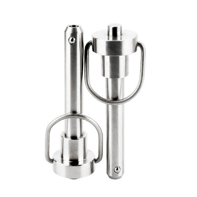 ভালো দাম স্টেইনলেস স্টীল রিং হ্যান্ডেল লকিং পিন বল লক পিন দ্রুত মুক্তি পিন বোতাম সঙ্গে অনলাইন