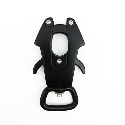 ভালো দাম অ্যালুমিনিয়াম পোষা প্রাণী রিলিজ Buckle Frog Clip Pet Snap Hook Frog Carabiner Safety Harness Collar Frog Clip Buckles অনলাইন