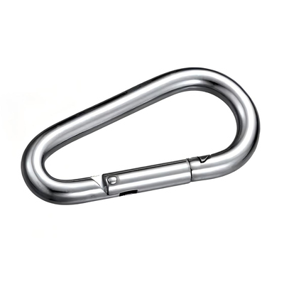 ভালো দাম DIN5299 স্টেইনলেস স্টীল Carabiner ডিম টাইপ ফায়ার ব্রিগেড স্ন্যাপ হুক চেইন সংযোগ স্টীল স্ন্যাপ হুক অনলাইন